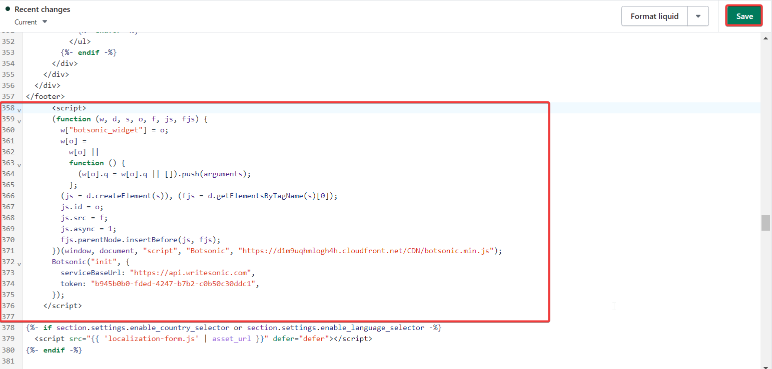 Aggiungi Botsonic a Shopify - Come aggiungere la live chat ai negozi Shopify?