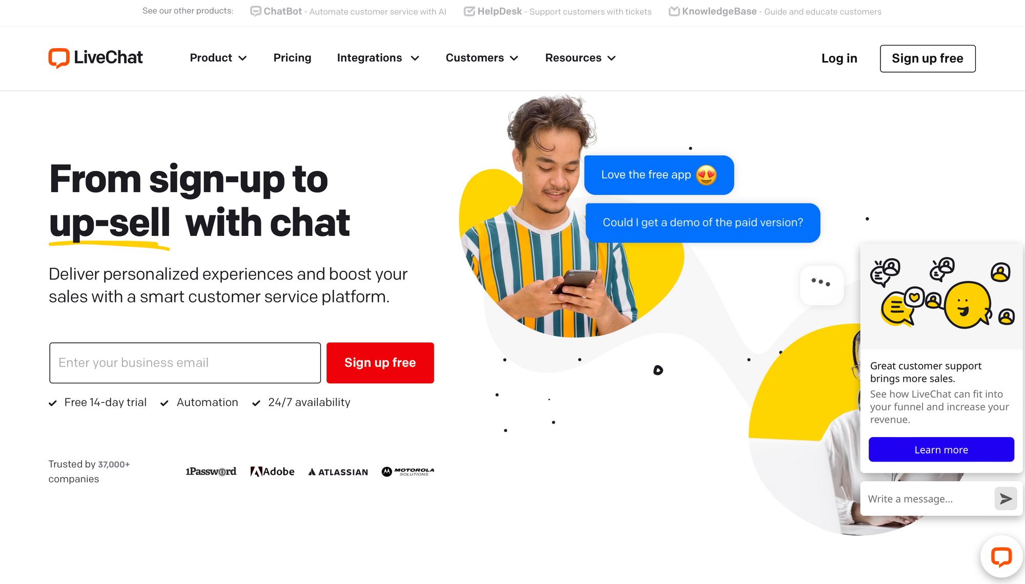 LiveChat - I migliori strumenti di commercio conversazionale