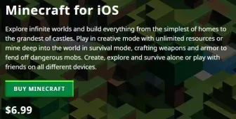 Visite el sitio web oficial de Minecraft para descargar Minecraft APK
