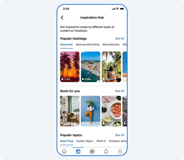 Actualizare Facebook Reels