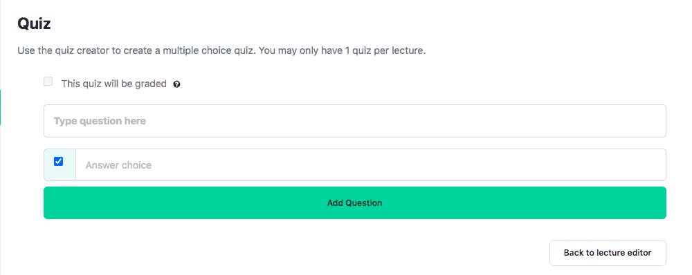 Przyuczalny twórca quizów, przykład drugi