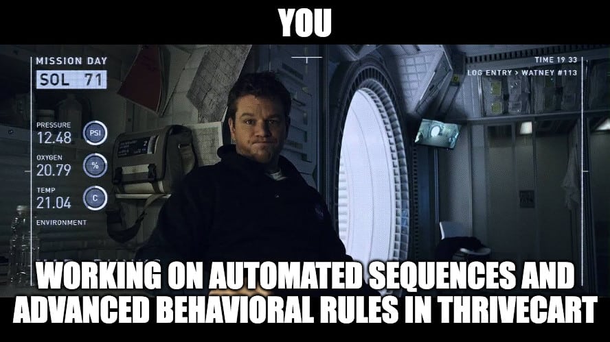 Esempio uno di automazione ThriveCart