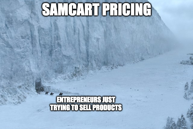 Esempio di prezzi SamCart uno