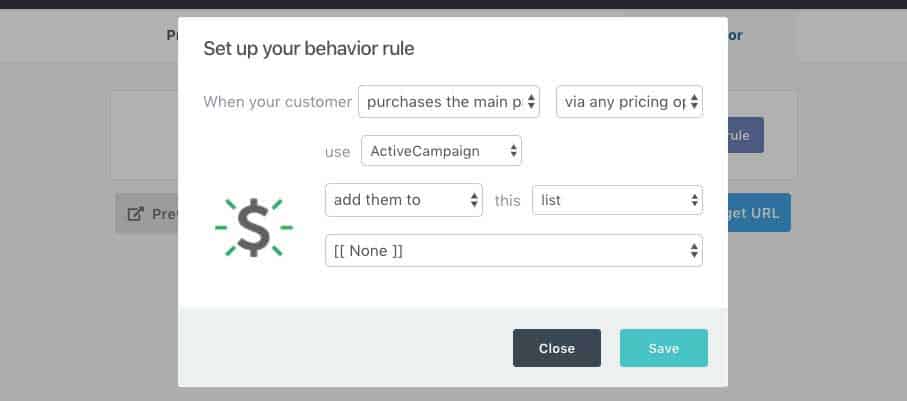 Esempio due di automazione ThriveCart