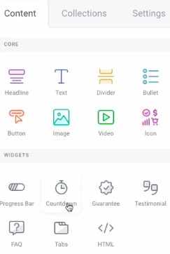 Esempio due del generatore di pagine di destinazione SamCart