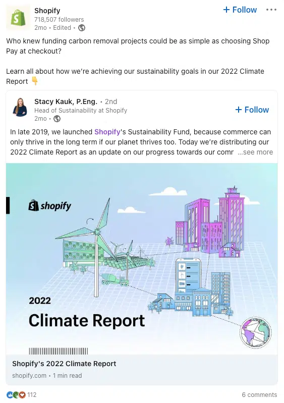 Shopify 員工宣傳