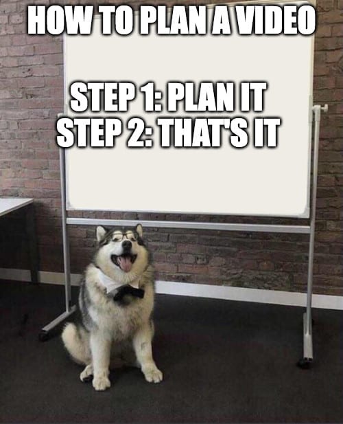 نوع تنسيق الفيديو التعليمي مثال واحد