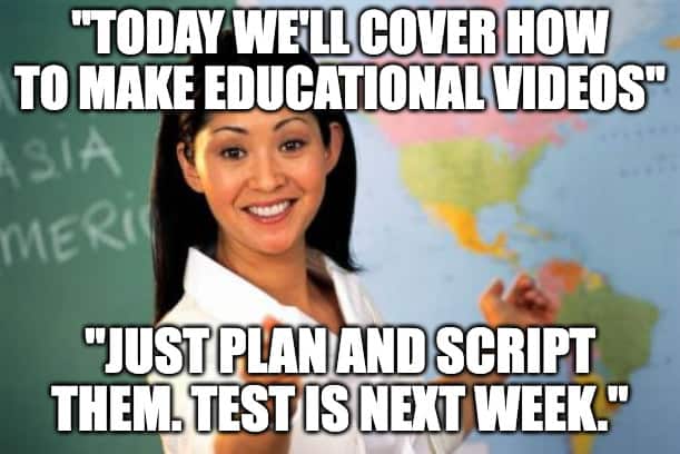 كيف تجعل مقاطع الفيديو التعليمية مثالاً واحدًا