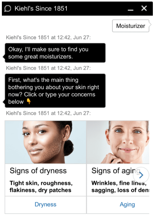 Чат-бот Kiehl