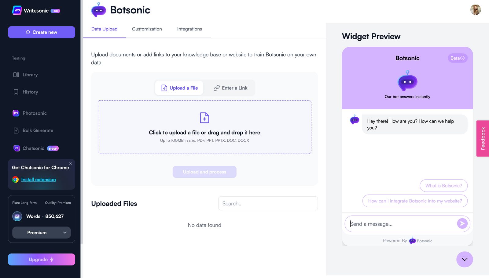 วิธีตั้งค่าและผสานรวม AI chatbot แบบกำหนดเองของ Botsonic - Chatbots แบบดั้งเดิมเทียบกับ AI Chatbots เทียบกับ Chatbots AI แบบกำหนดเองที่ฝึกฝนโดย ChatGPT