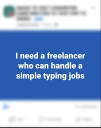 Dateneingabejobs für Betrüger in Facebook-Gruppen