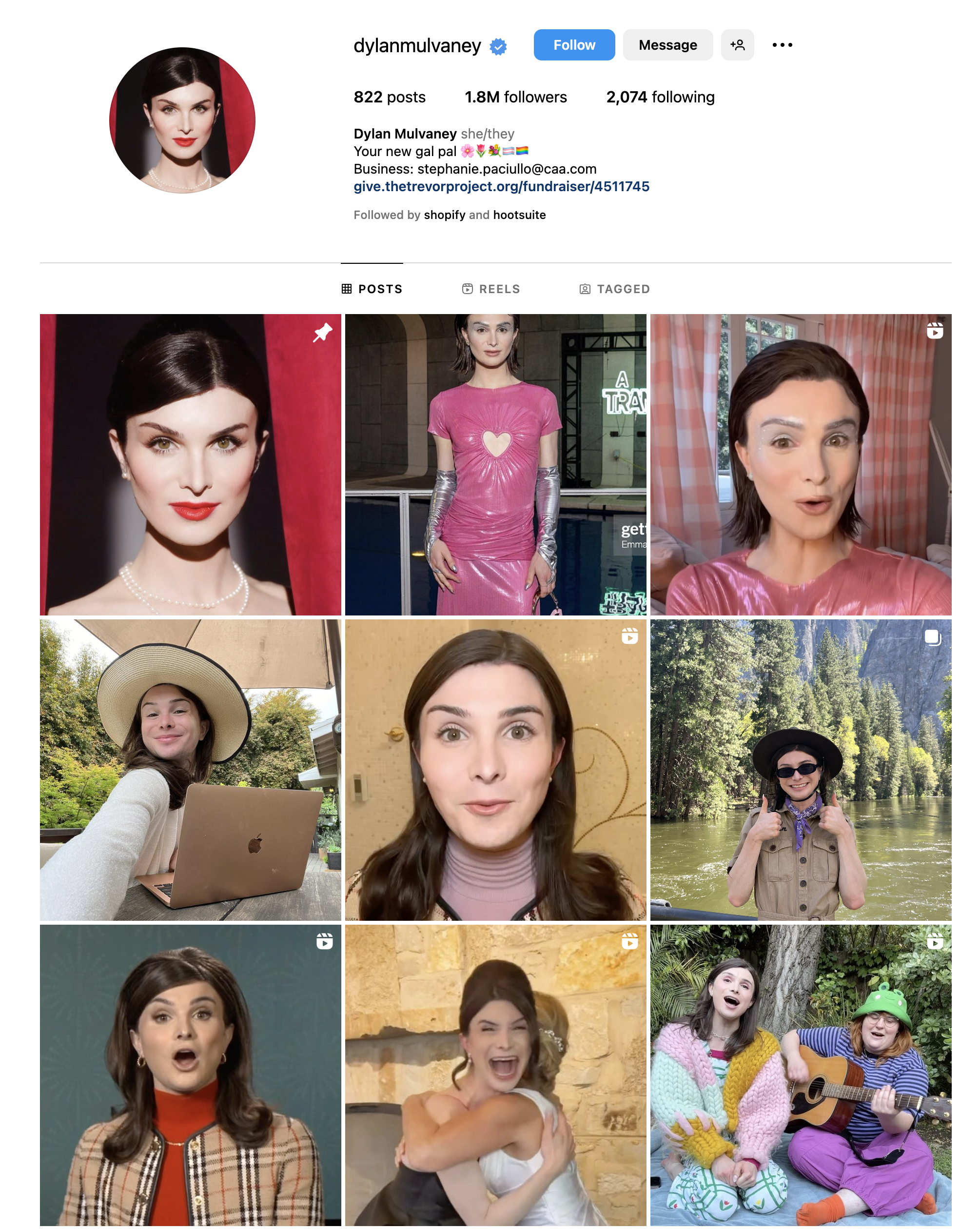 迪倫·馬爾瓦尼的 Instagram 截圖