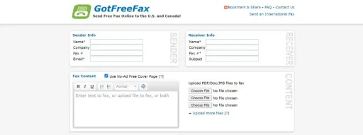 ใช้ซอฟต์แวร์ GotFreeFax เพื่อส่งแฟกซ์จาก iphone ฟรี