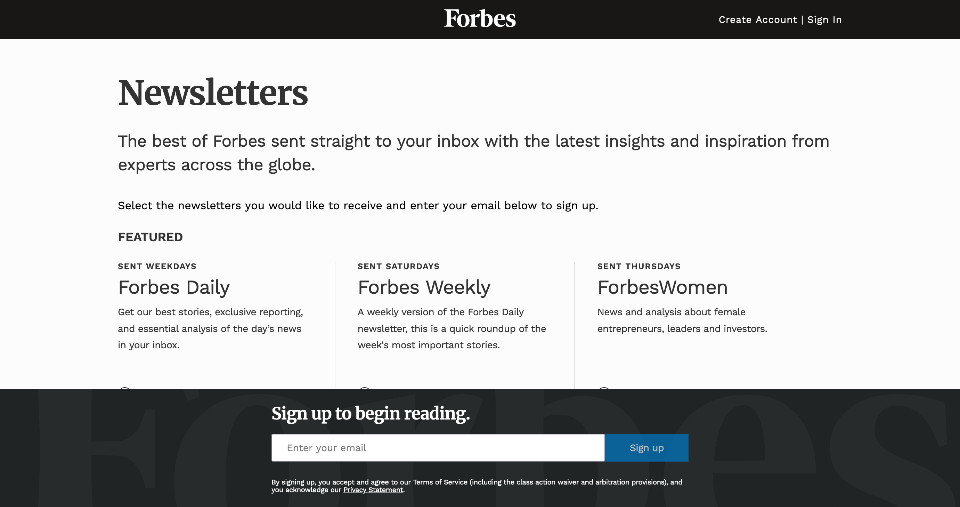 ให้ลูกค้าที่สนใจสมัครรับจดหมายข่าวบนเว็บไซต์ของคุณ