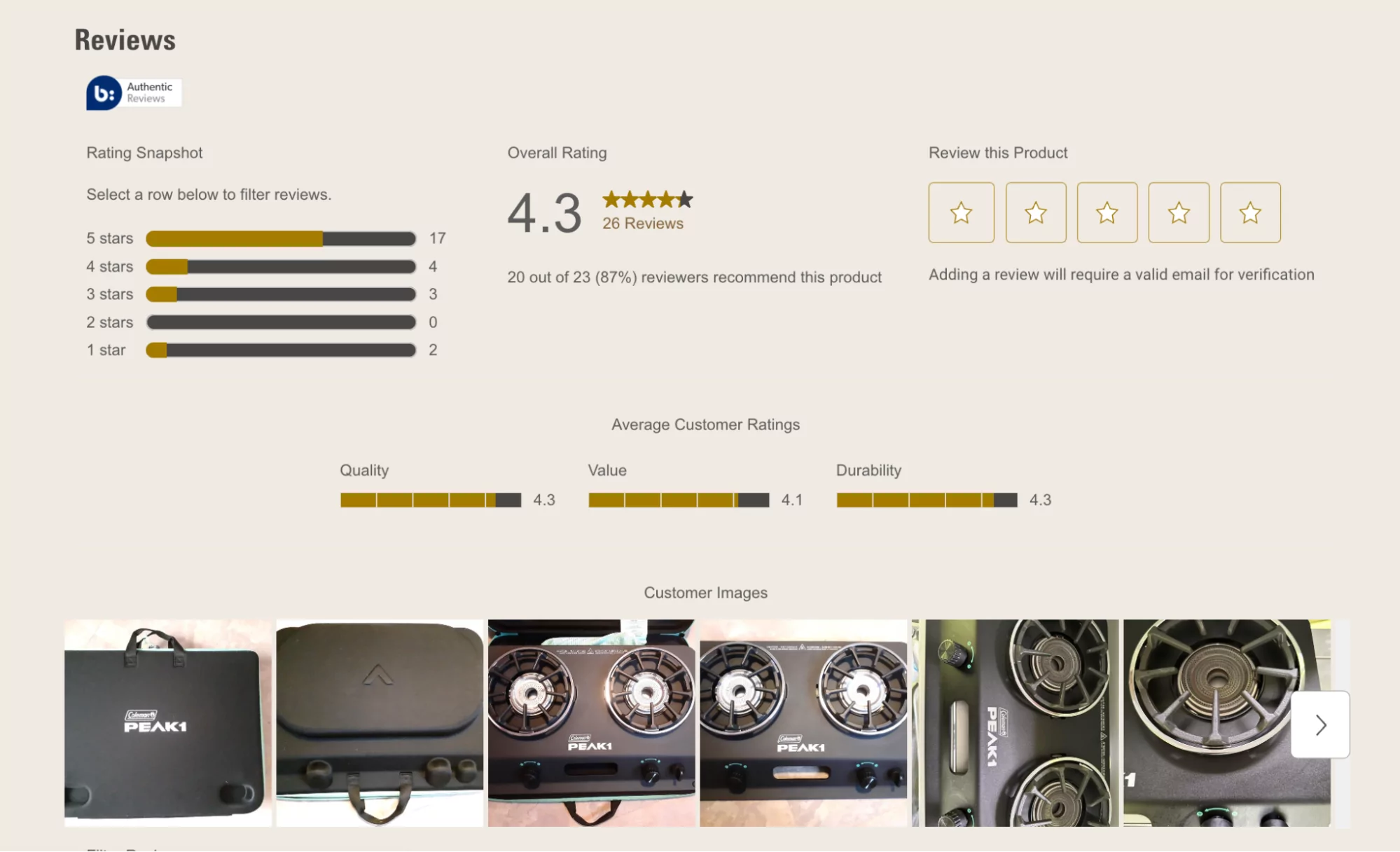 ürün sayfası seo için ürün inceleme örneği