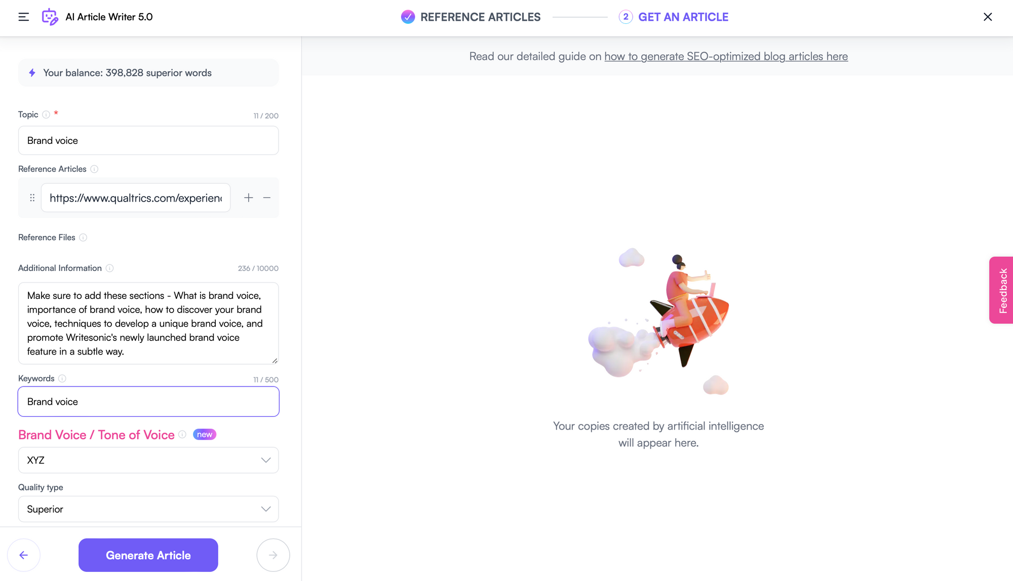 คุณสมบัติเสียงของแบรนด์ Writesonic - เสียงของแบรนด์: มันคืออะไรและทำไมจึงสำคัญ
