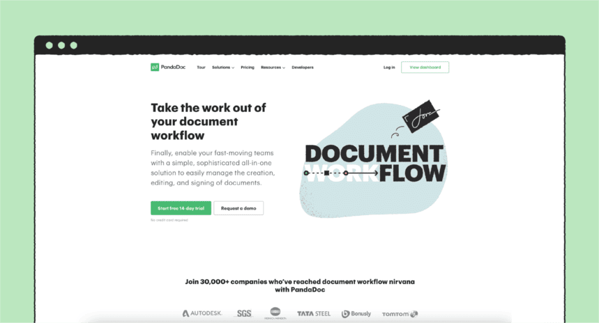 PandaDoc est un logiciel leader d'automatisation de documents