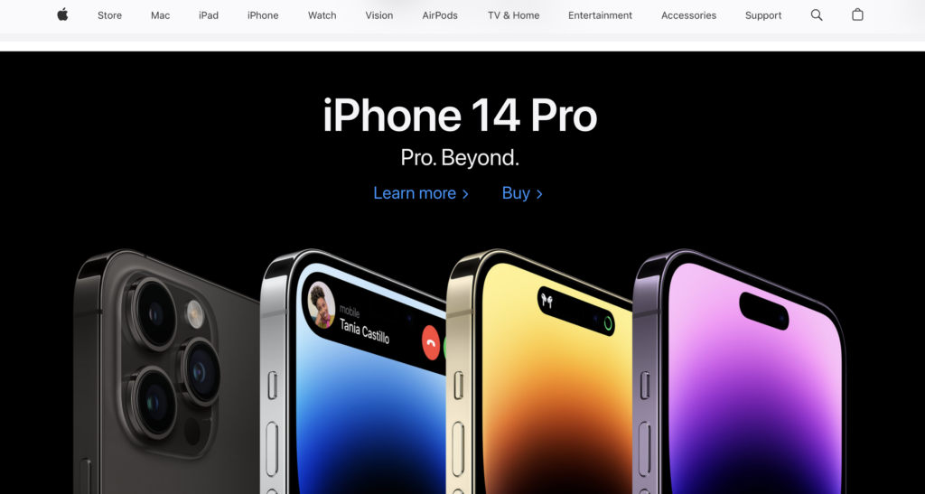 Apple-Point-of-Sale-Werbung