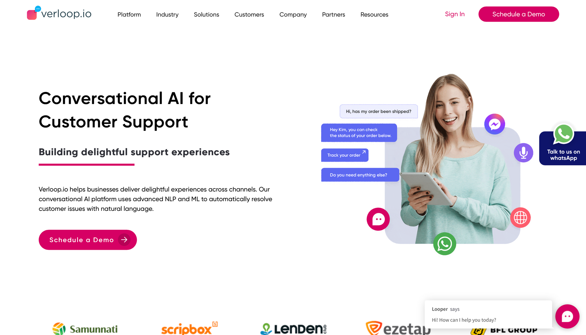 Verloop.io - Bot belanja untuk e-niaga