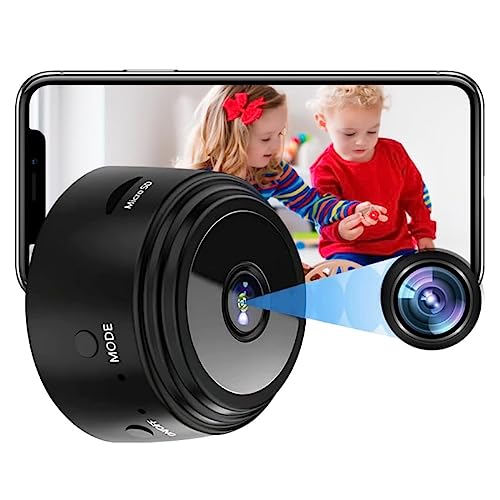BLKUOPAR Caméra WiFi 1080P, 2.4G Smart Indoor Pet Dog Cat Cam, APP Téléphone, Caméra de sécurité avec détection de mouvement, Caméras pour la maison, Caméras dôme pour la surveillance