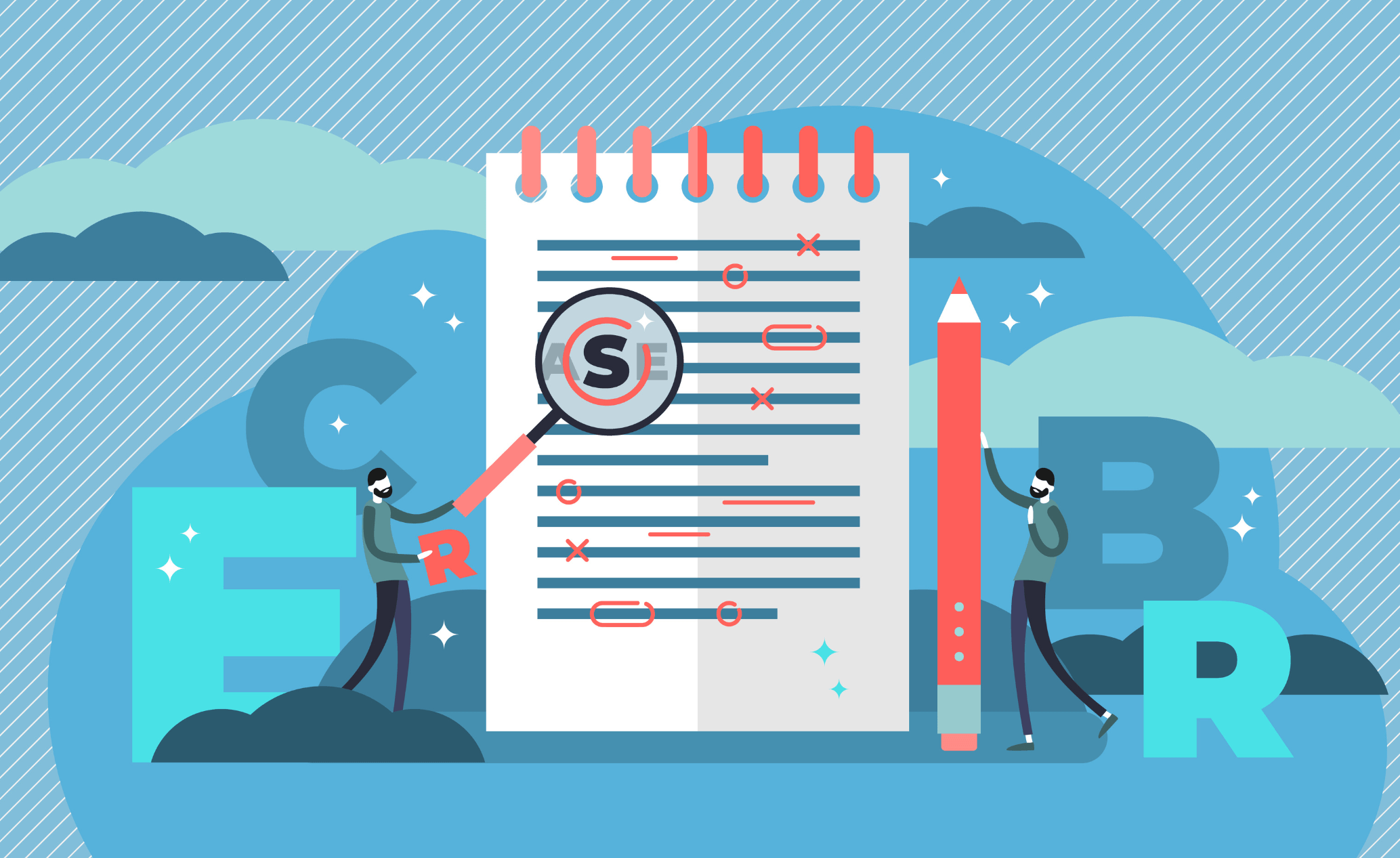 texto de revisão de e-mail