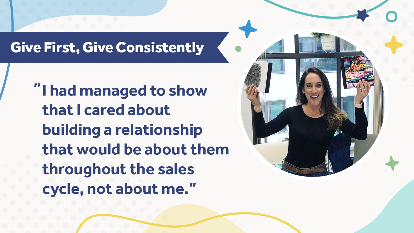 Nawiąż kontakt poprzez osobisty, przemyślany i odpowiedni zasięg