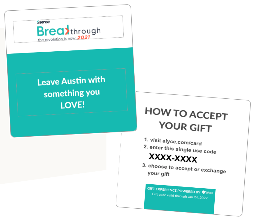 Kampanie wymiany kart podarunkowych Alyce