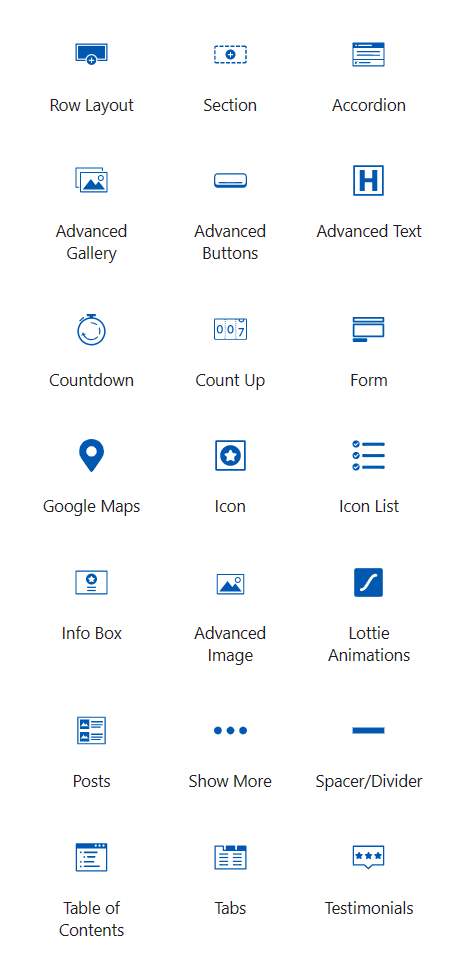 Kadence Blocks Review: vale la pena aggiornare il tuo sito web? 2 kadence blocks widgets