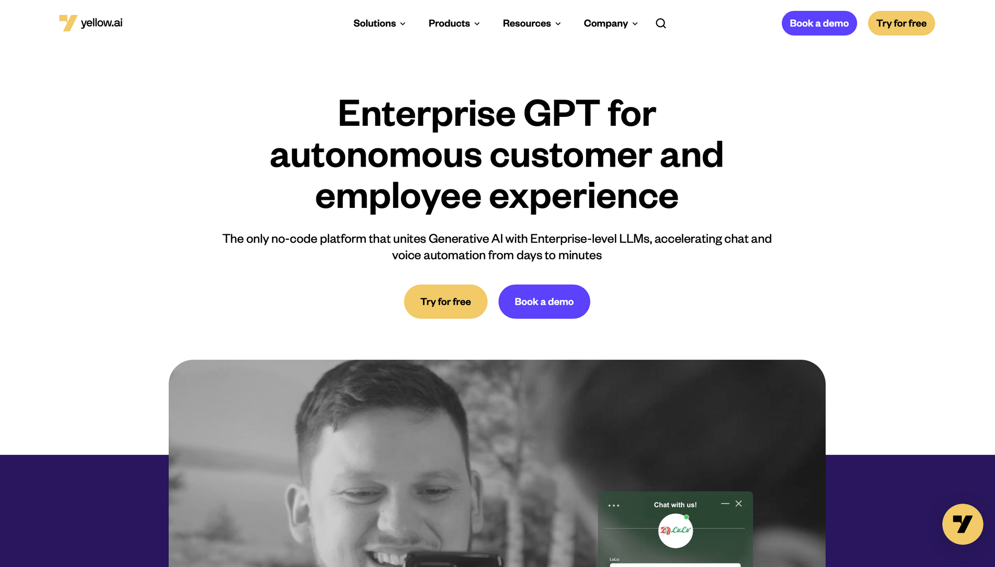 Yellow.ai – Reise-Chatbots