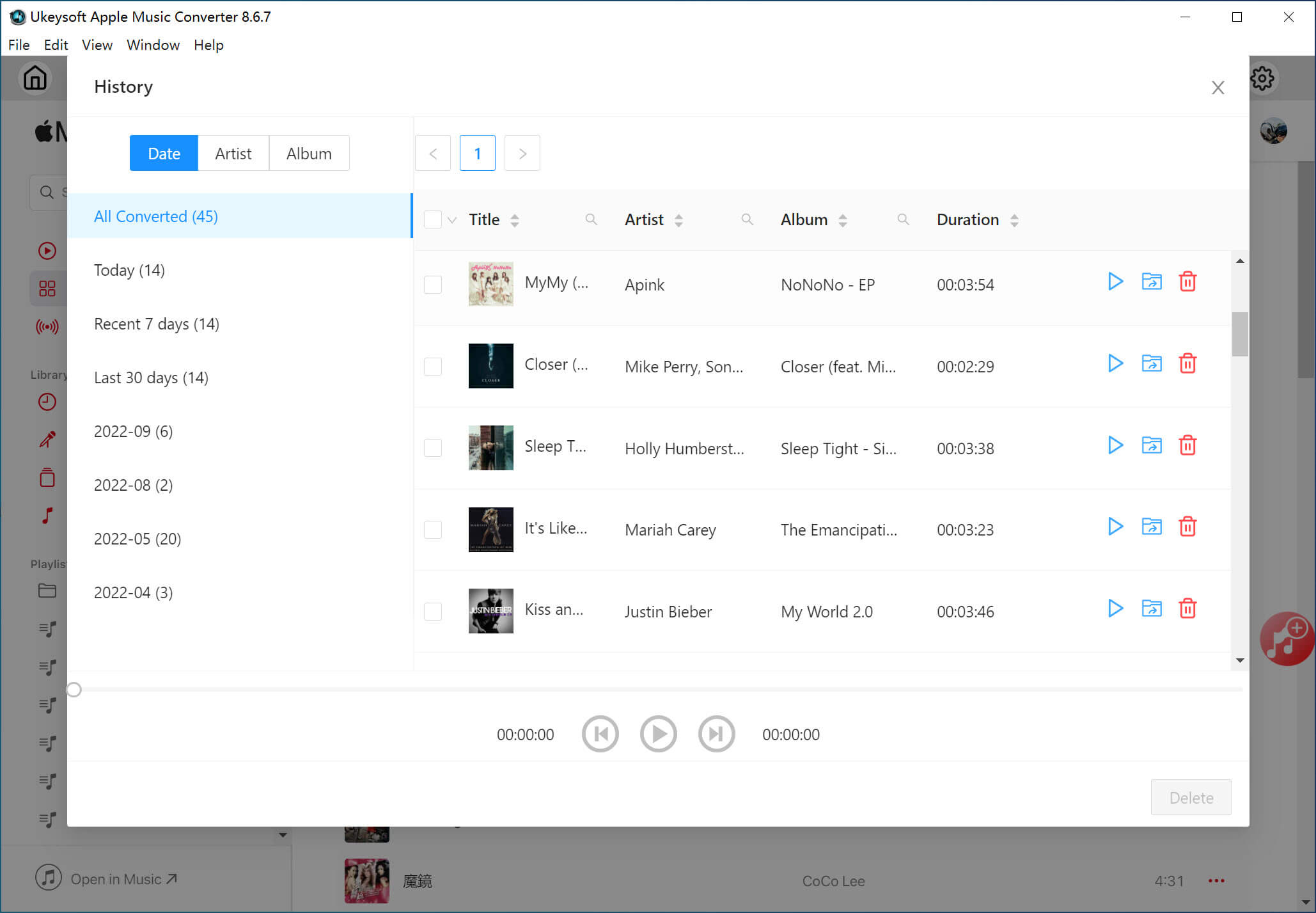 UkeySoft苹果音乐