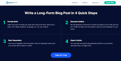 So schreiben Sie hochwertige Artikel mit einem KI-Bloggenerator