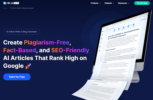 So schreiben Sie hochwertige Artikel mit einem KI-Bloggenerator