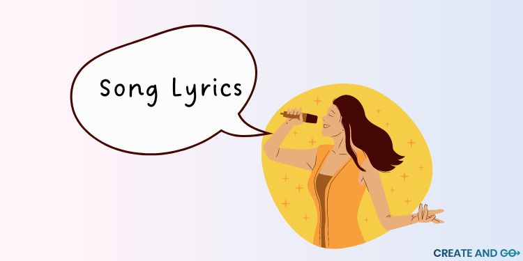 graphique des paroles de la chanson