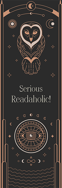 Lesezeichen-Designer mit einer Eulengrafik und einem Zitat