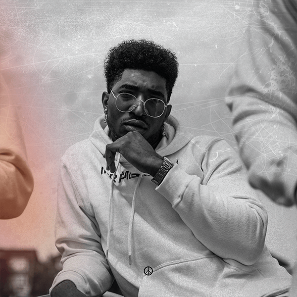 Apple Music Artist Image Maker dla niezależnego artysty z filtrem flary obiektywu