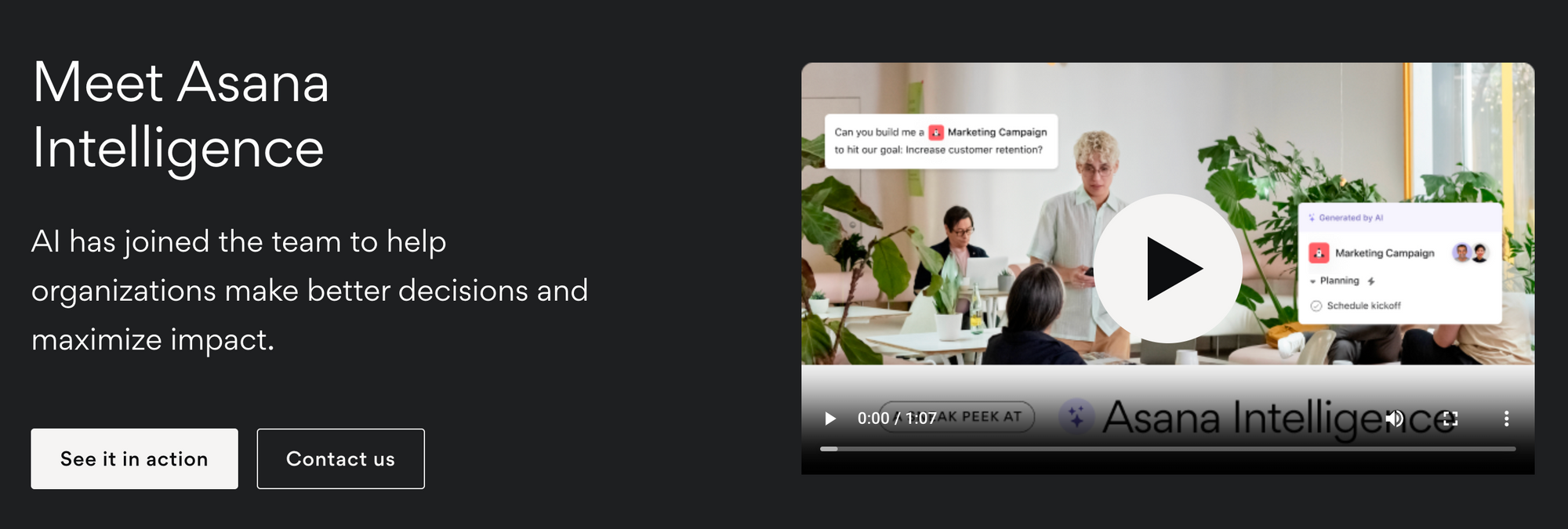 Asana – ClickUp AI-Alternativen