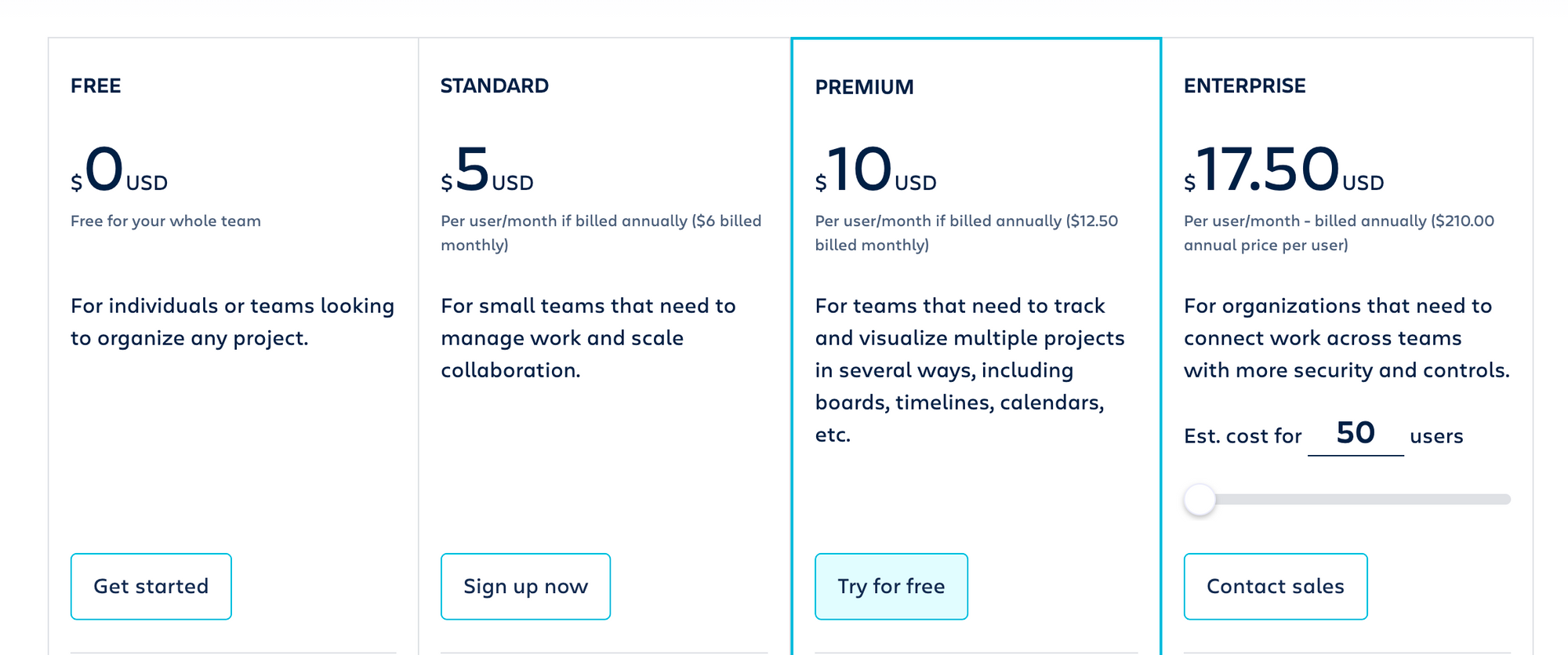 Trello-Preise – ClickUp AI-Alternativen