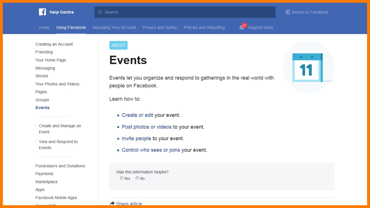 Facebook - インドのトップイベントリスト Web サイト