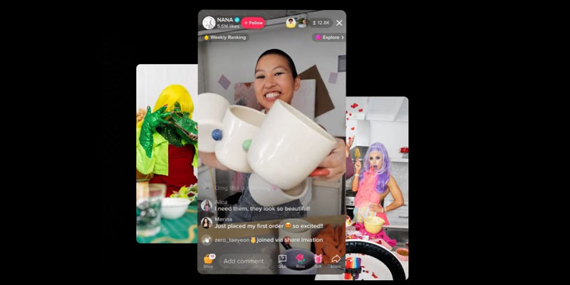 Trei videoclipuri cu creatorii TikTok