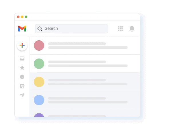 bandeja de entrada de comercio