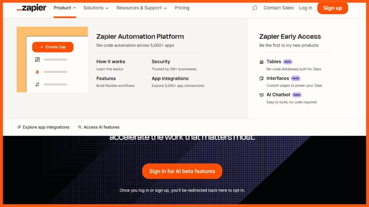 AI 生产力工具 - Zapier AI