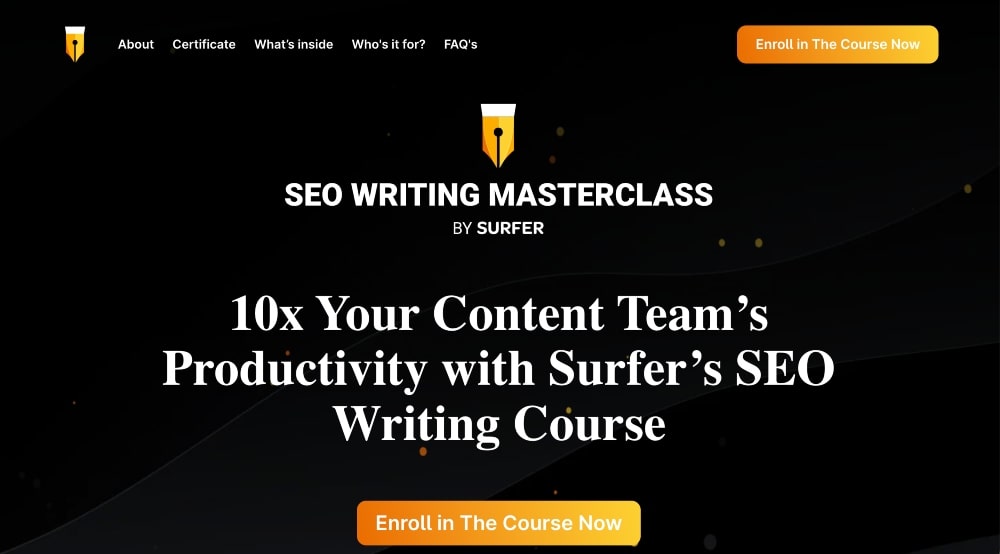 SEO Yazma Masterclass ekran görüntüsü