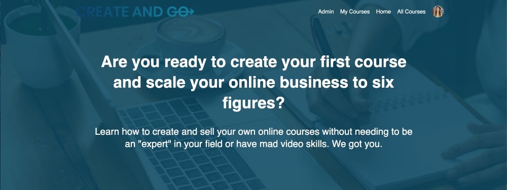 Six- Figure Course Creator kursu ekran görüntüsü