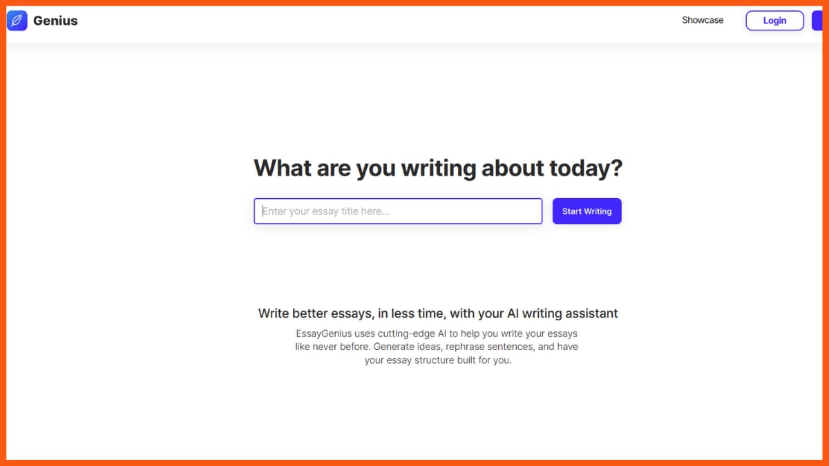 En İyi Yapay Zeka Yazma Asistanı Araçları - EssayGenius
