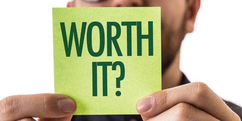 buna değer kelimelerin olduğu bir yapışkan not