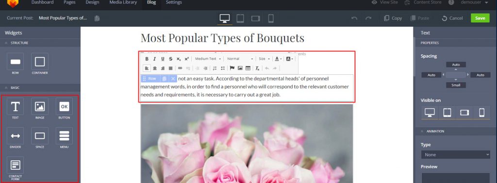 แผงผู้ดูแลบล็อก