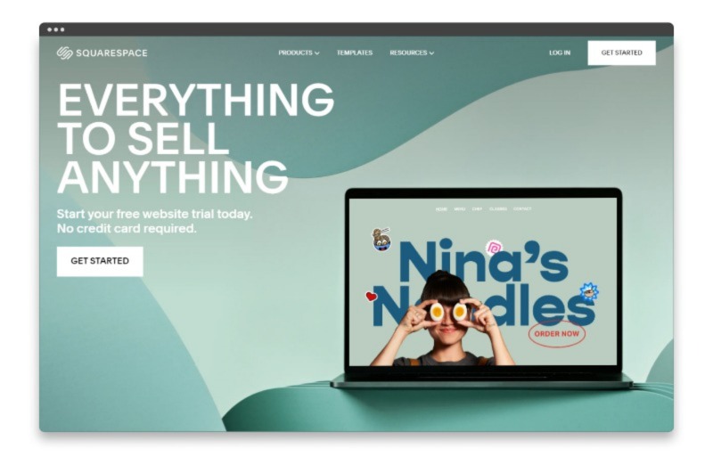 Costruttore di siti Web Squarespace