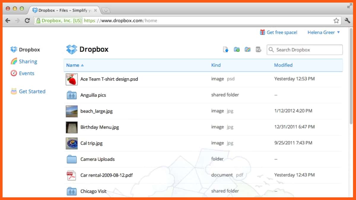 Dropbox - Perangkat Lunak Kantor Virtual