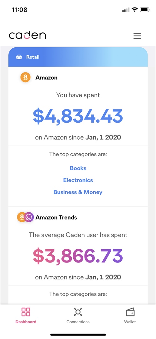 تطبيق مشاركة البيانات كادن