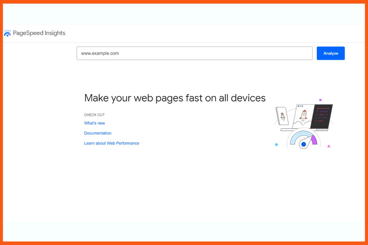 Google PageSpeed 洞察工具